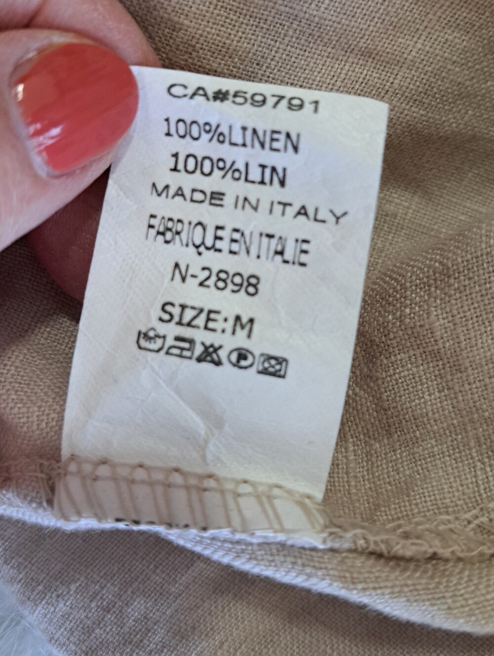 Italian Linen Dress - Picture 9 of 9